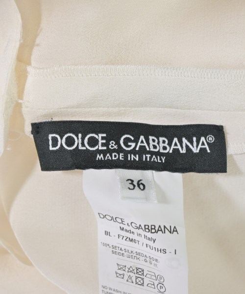 DOLCE&GABBANA（ドルチェアンドガッバーナ）ブラウス 白 サイズ:36(XS位) レディース/2200691939070