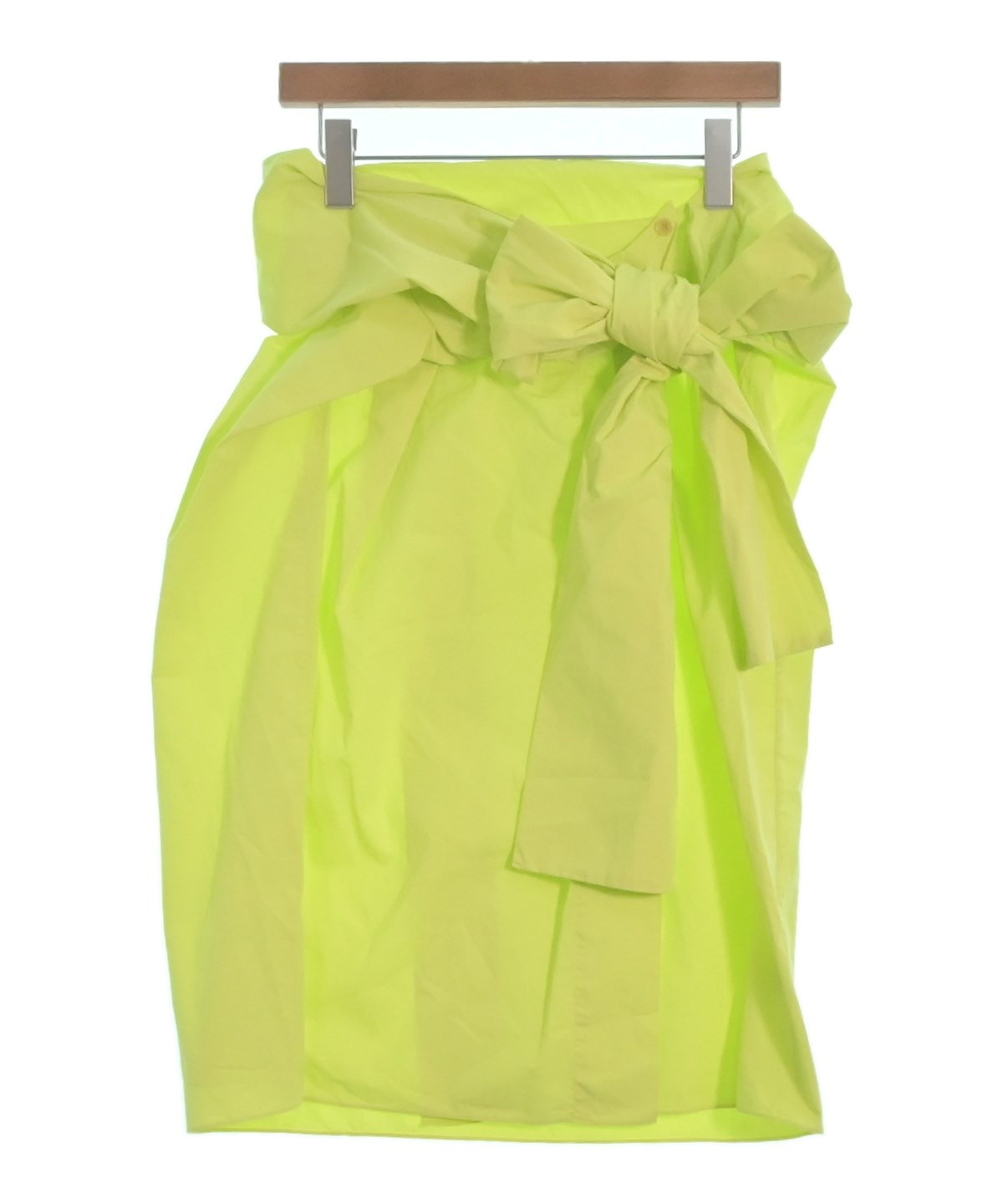 美品　ドリスヴァンノッテン　ジャガードスカート　ひざ丈　 緑 DRIES VAN NOTEN（ドリスヴァンノッテン）ひざ丈スカート 緑 サイズ:36