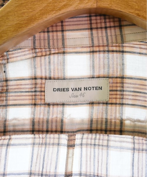 DRIES VAN NOTEN（ドリスヴァンノッテン）カジュアルシャツ 茶 サイズ