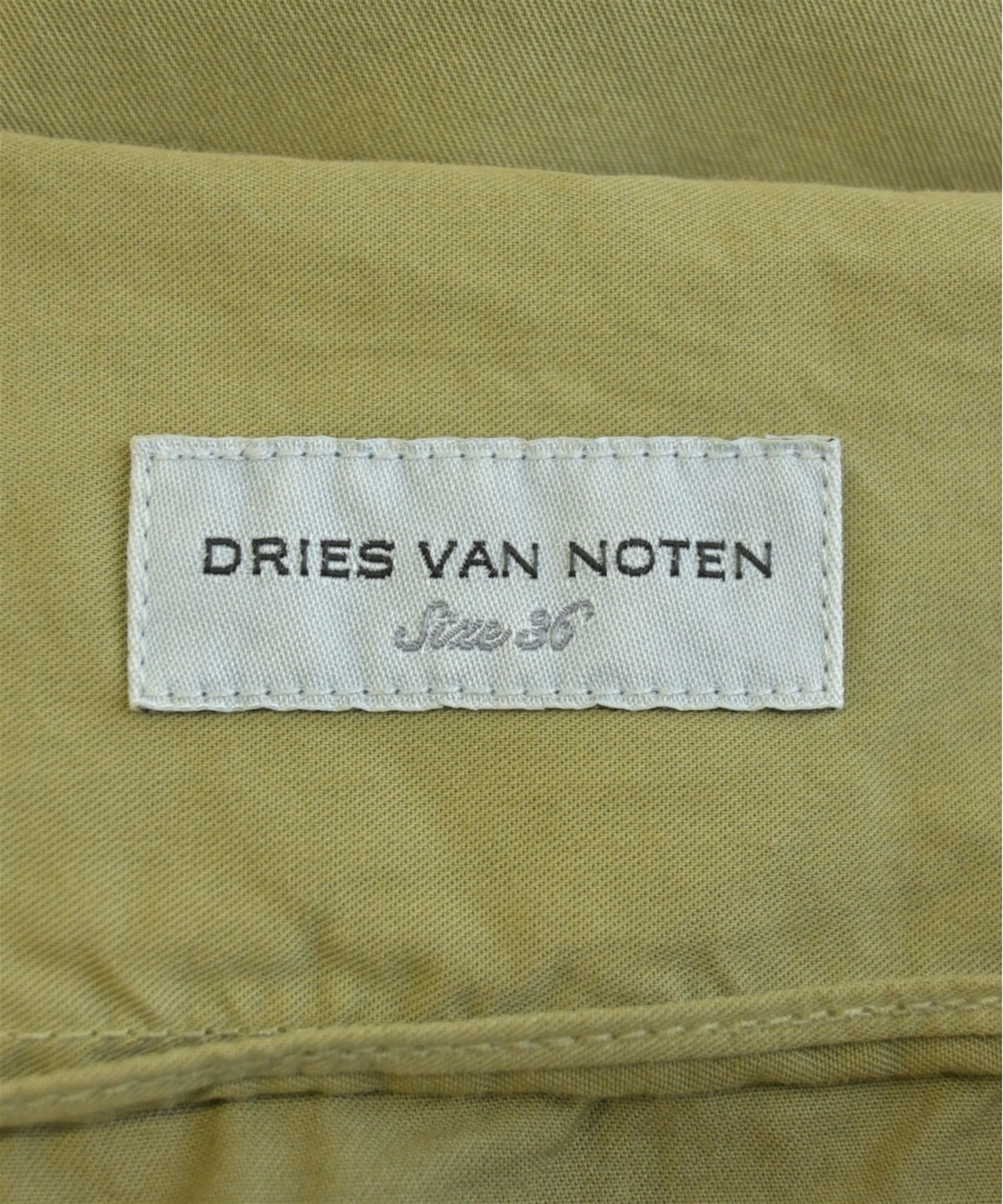DRIES VAN NOTEN ロング・マキシ丈スカート カーキ XS 【公式通販】