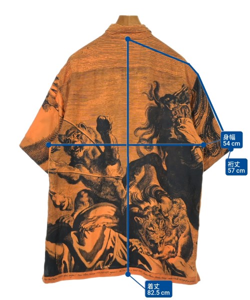 DRIES VAN NOTEN（ドリスヴァンノッテン）カジュアルシャツ オレンジ サイズ:L メンズ/2200635033048