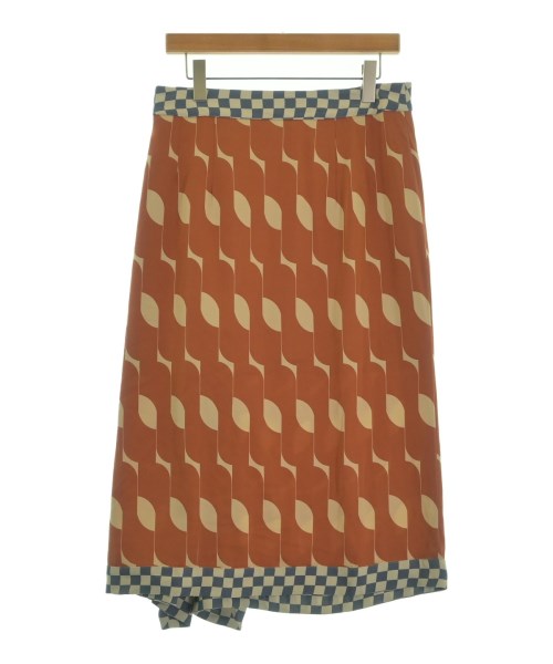 DRIES VAN NOTEN（ドリスヴァンノッテン）ロング・マキシ丈スカート 茶 サイズ:40(M位) レディース/2200635386144