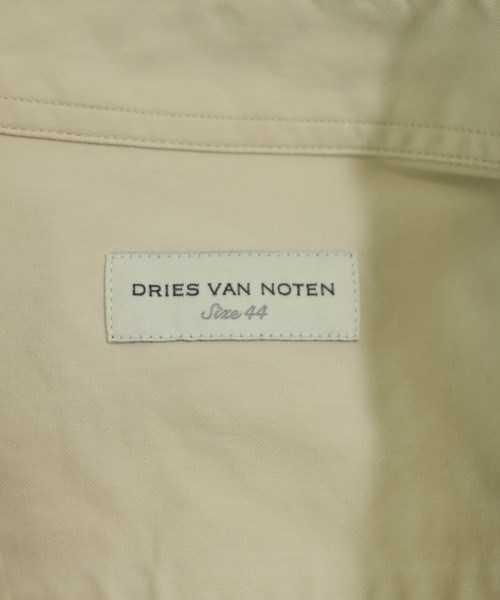 DRIES VAN NOTEN（ドリスヴァンノッテン）カジュアルシャツ ベージュ サイズ:44(S位) メンズ/2200635433077