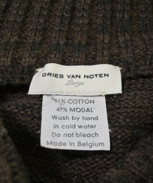 DRIES VAN NOTEN（ドリスヴァンノッテン）カーディガン 茶 サイズ:L メンズ/2200635453068