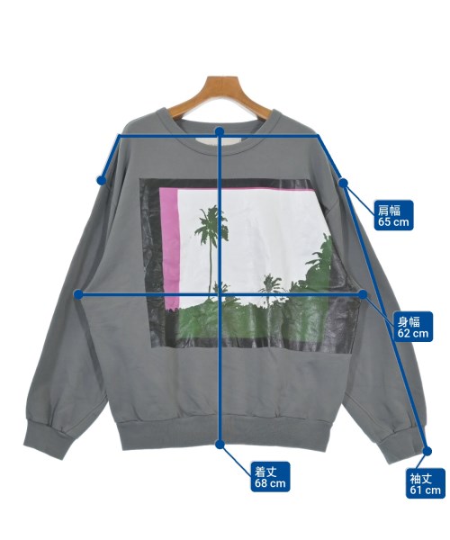 DRIES VAN NOTEN（ドリスヴァンノッテン）スウェット グレー サイズ:M メンズ/2200636188037