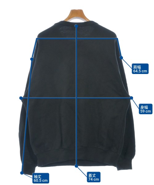 DRIES VAN NOTEN（ドリスヴァンノッテン）スウェット 黒 サイズ:M メンズ/2200636619012