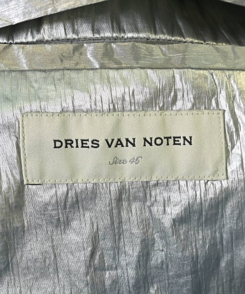 DRIES VAN NOTEN（ドリスヴァンノッテン）ステンカラーコート シルバー サイズ:46(M位) メンズ/2200637072014