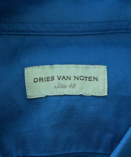 DRIES VAN NOTEN（ドリスヴァンノッテン）カジュアルシャツ 青 サイズ:48(L位) メンズ/2200594035510