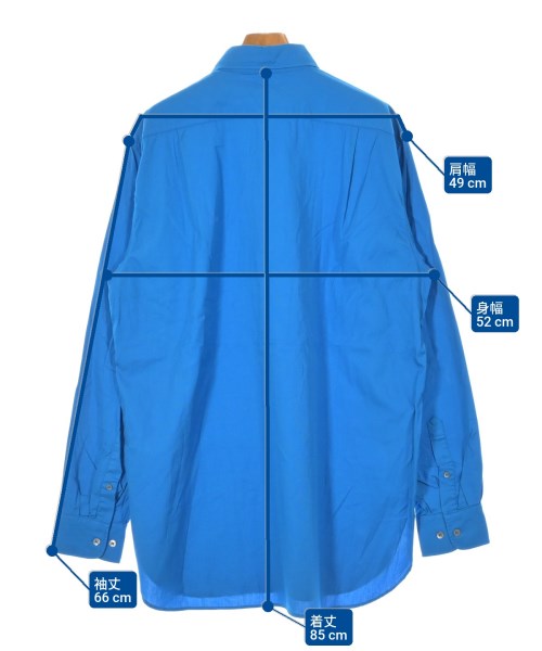 DRIES VAN NOTEN（ドリスヴァンノッテン）カジュアルシャツ 青 サイズ:48(L位) メンズ/2200594035510