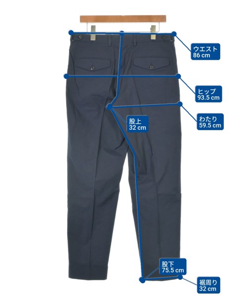 DRIES VAN NOTEN（ドリスヴァンノッテン）スラックス 紺 サイズ:48(L位) メンズ/2200594329817