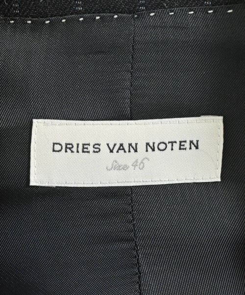 DRIES VAN NOTEN（ドリスヴァンノッテン）ジャケット 黒 サイズ:46(M位) メンズ/2200637559027