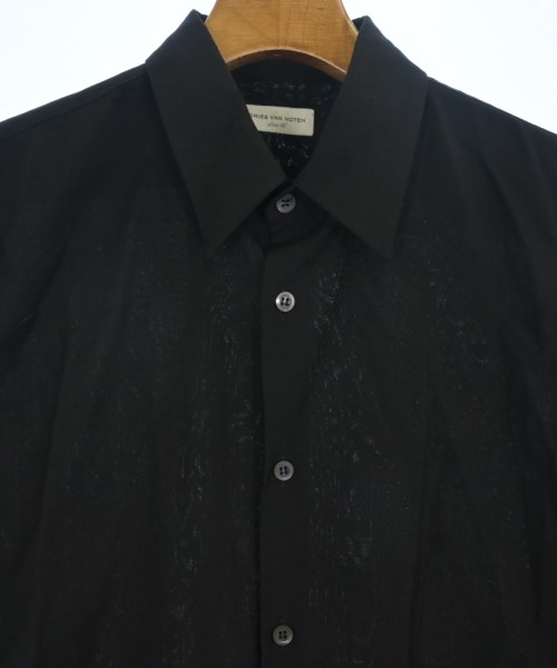 DRIES VAN NOTEN（ドリスヴァンノッテン）カジュアルシャツ 黒 サイズ:46(M位) メンズ/2200638471045