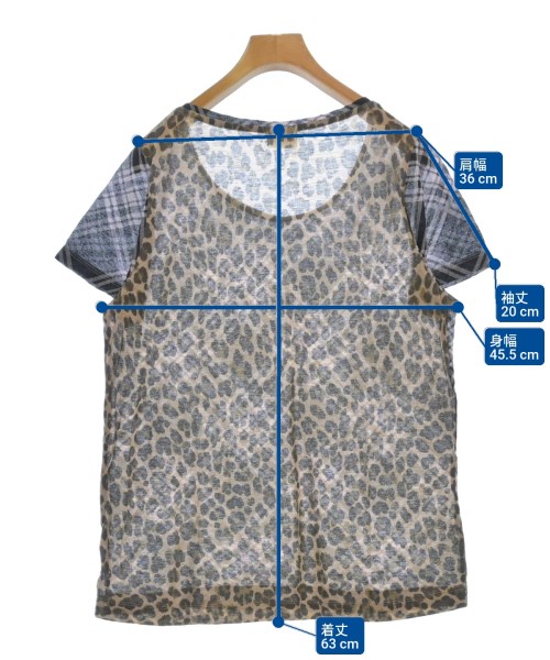 DRIES VAN NOTEN（ドリスヴァンノッテン）Tシャツ・カットソー 茶 サイズ:L レディース/2200627094040