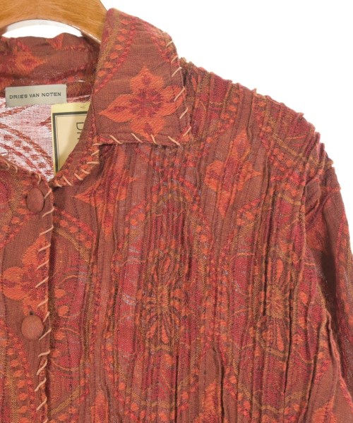 DRIES VAN NOTEN（ドリスヴァンノッテン）シャツワンピース 茶 サイズ:F レディース/2200639713014