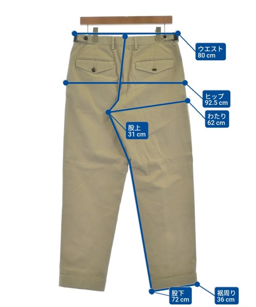 DRIES VAN NOTEN（ドリスヴァンノッテン）スラックス ベージュ サイズ:48(L位) メンズ/2200640463069