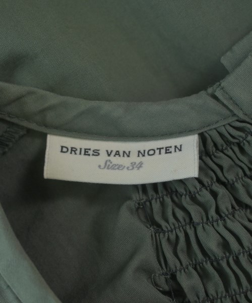 DRIES VAN NOTEN（ドリスヴァンノッテン）ブラウス 緑 サイズ:34(XS位) レディース/2200640648039