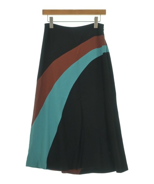 DRIES VAN NOTEN(ドリスヴァンノッテン)ロング・マキシ丈スカート 黒 サイズ:36(XS位)/2200642425041