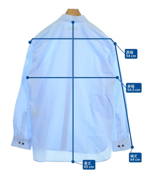 DRIES VAN NOTEN（ドリスヴァンノッテン）カジュアルシャツ 青 サイズ:M メンズ/2200642520012