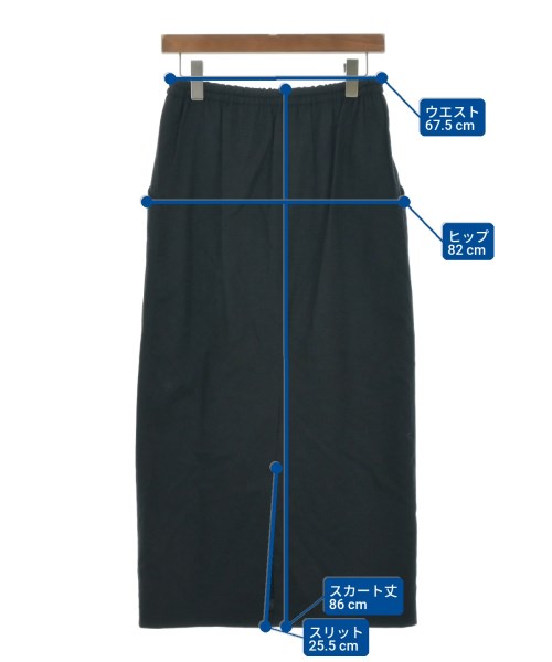 DRIES VAN NOTEN（ドリスヴァンノッテン）ロング・マキシ丈スカート 黒 サイズ:36(XS位) レディース/2200644358149