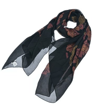 ドリスヴァンノッテン DRIES VAN NOTEN 総柄 ストール DRIES VAN NOTEN（ドリスヴァンノッテン）ストール 黒 サイズ