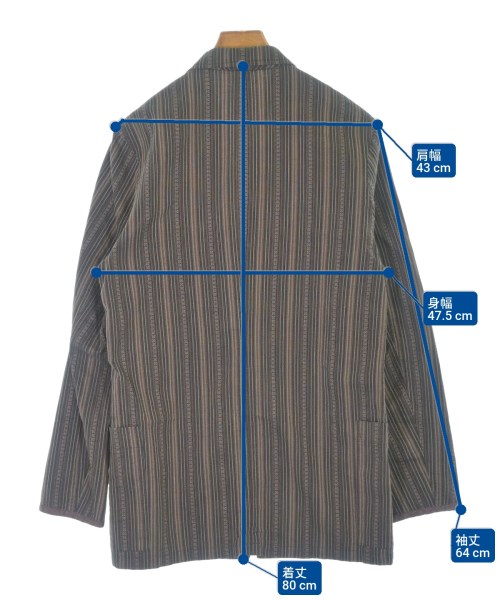 DRIES VAN NOTEN（ドリスヴァンノッテン）カジュアルジャケット 茶 サイズ:46(M位) メンズ/2200621508017