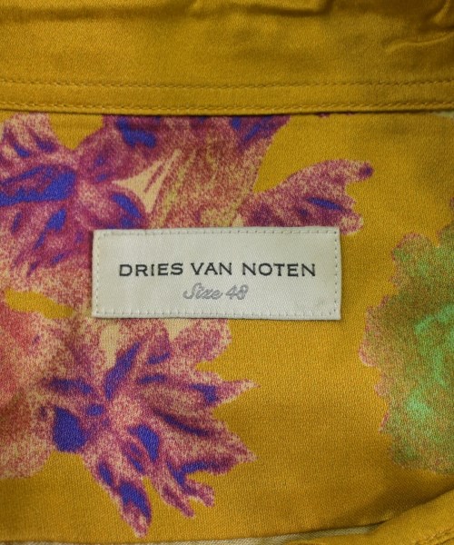 DRIES VAN NOTEN（ドリスヴァンノッテン）カジュアルシャツ 黄 サイズ:48(L位) メンズ/2200616426135