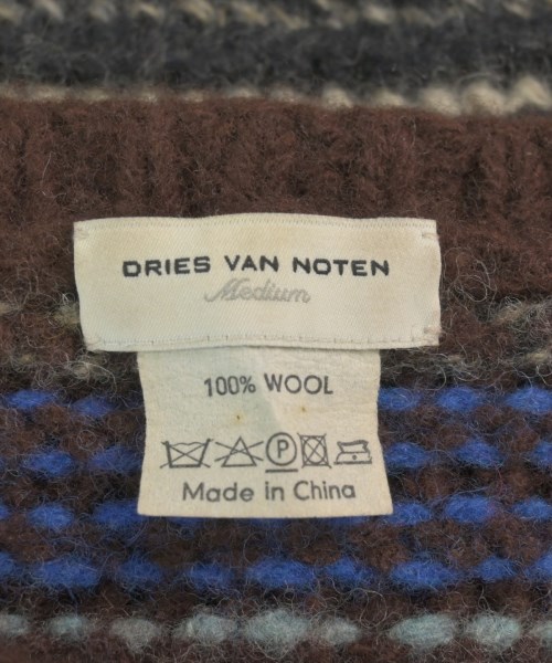DRIES VAN NOTEN（ドリスヴァンノッテン）ニット・セーター 茶 サイズ:M メンズ/2200620118033