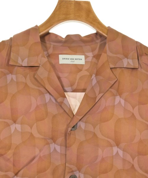 DRIES VAN NOTEN（ドリスヴァンノッテン）カジュアルシャツ 茶 サイズ:S メンズ/2200623306017