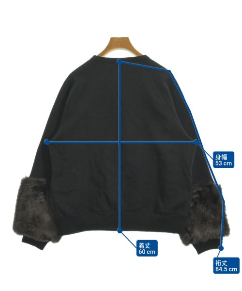 DRIES VAN NOTEN（ドリスヴァンノッテン）スウェット 黒 サイズ:S レディース/2200610519178