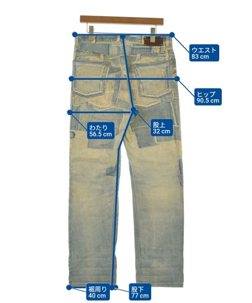 DRIES VAN NOTEN（ドリスヴァンノッテン）デニムパンツ 青 サイズ:32(L位) メンズ/2200617287018