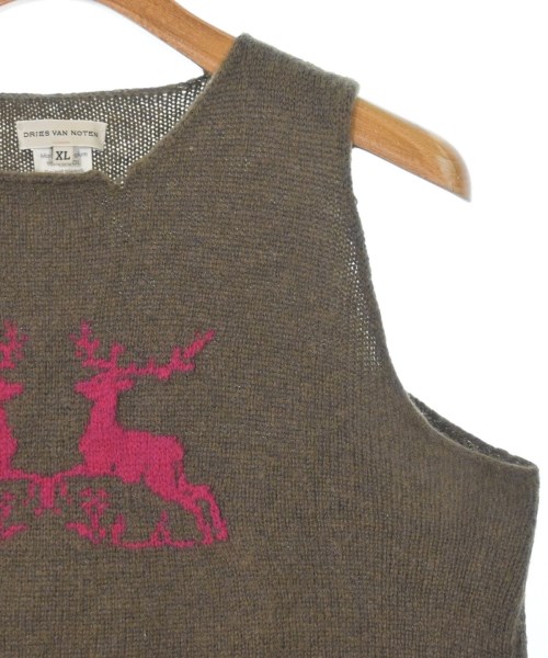 DRIES VAN NOTEN（ドリスヴァンノッテン）ベスト 茶 サイズ:XL メンズ/2200623390023