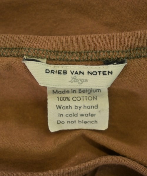 DRIES VAN NOTEN（ドリスヴァンノッテン）Tシャツ・カットソー 茶 サイズ:L メンズ/2200623390047