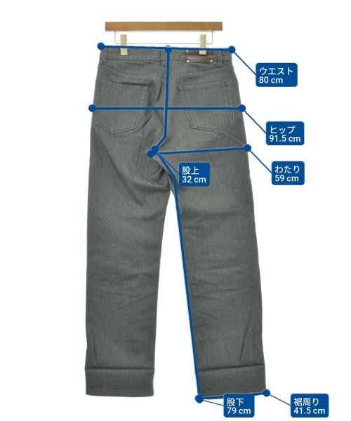 DRIES VAN NOTEN（ドリスヴァンノッテン）デニムパンツ グレー サイズ:30(M位) メンズ/2200617233022