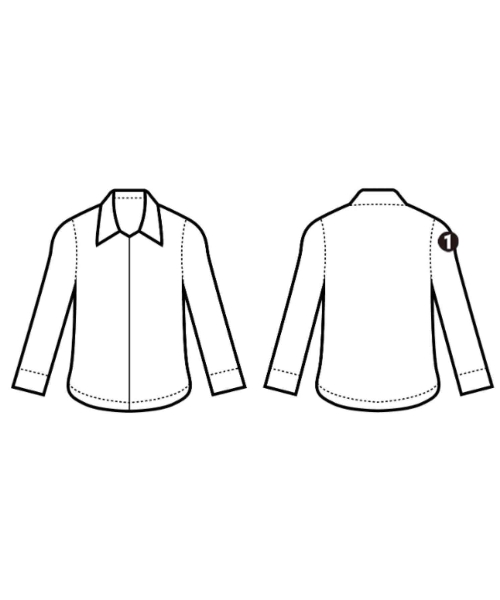 DRIES VAN NOTEN（ドリスヴァンノッテン）ブラウス 白 サイズ:36(XS位) レディース/2200625299041