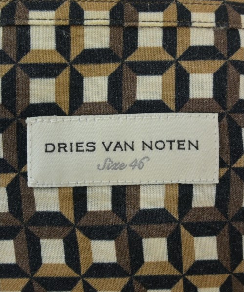 DRIES VAN NOTEN（ドリスヴァンノッテン）カジュアルシャツ 茶 サイズ:46(M位) メンズ/2200625715053