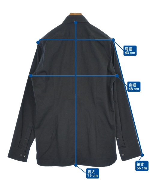 DRIES VAN NOTEN（ドリスヴァンノッテン）カジュアルシャツ グレー サイズ:48(L位) メンズ/2200625929245