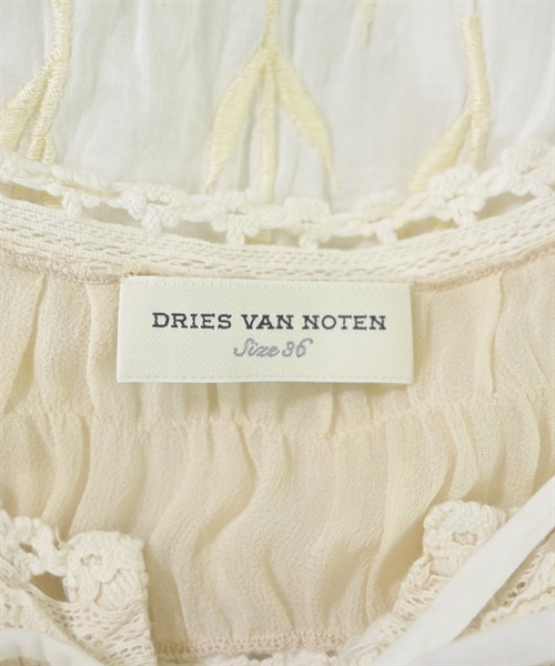 DRIES VAN NOTEN（ドリスヴァンノッテン）カジュアルシャツ 白 サイズ:36(XS位) レディース/2200625497058