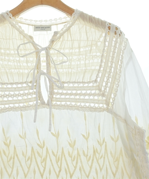DRIES VAN NOTEN（ドリスヴァンノッテン）カジュアルシャツ 白 サイズ:36(XS位) レディース/2200625497058