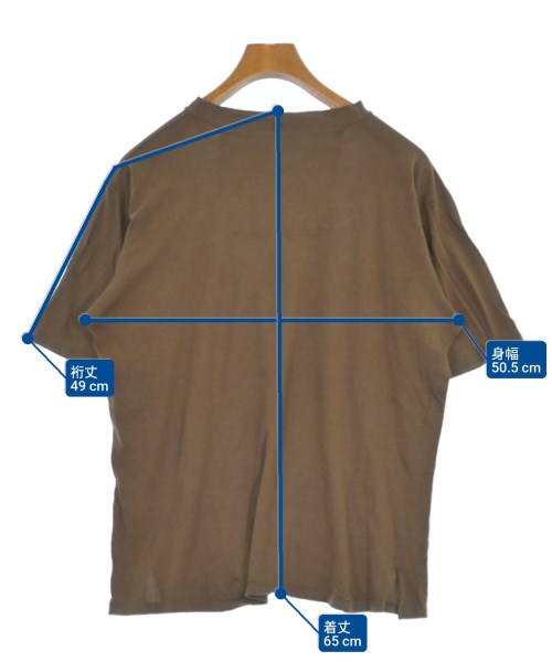 DRIES VAN NOTEN（ドリスヴァンノッテン）Tシャツ・カットソー 茶 サイズ:L メンズ/2200626551087