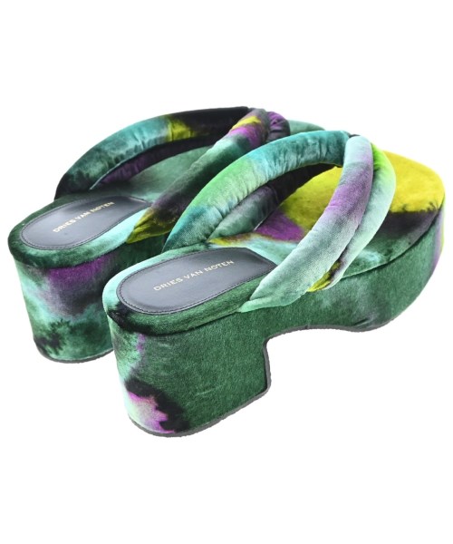 DRIES VAN NOTEN（ドリスヴァンノッテン）サンダル 緑 サイズ:EU37(23.5cm位) レディース/2200612709010