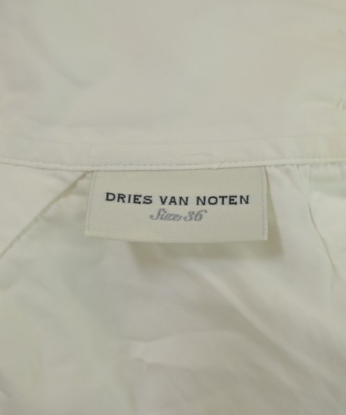 DRIES VAN NOTEN（ドリスヴァンノッテン）カジュアルシャツ 白 サイズ:36(XS位) レディース/2200628221018