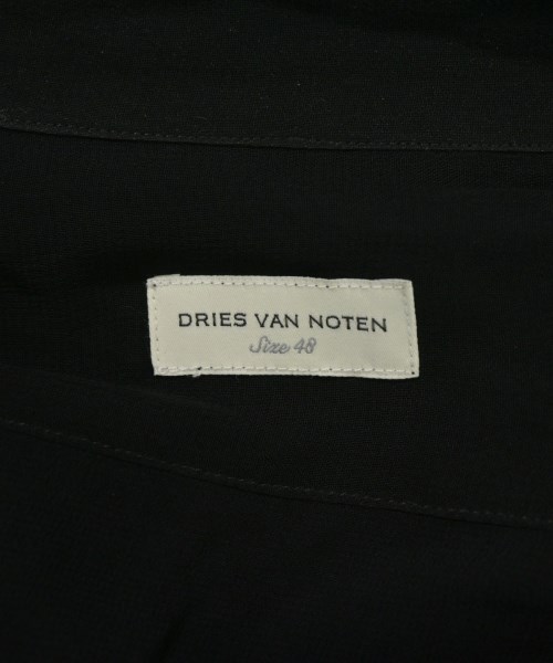 DRIES VAN NOTEN（ドリスヴァンノッテン）カジュアルシャツ 黒 サイズ:48(L位) メンズ/2200628353238