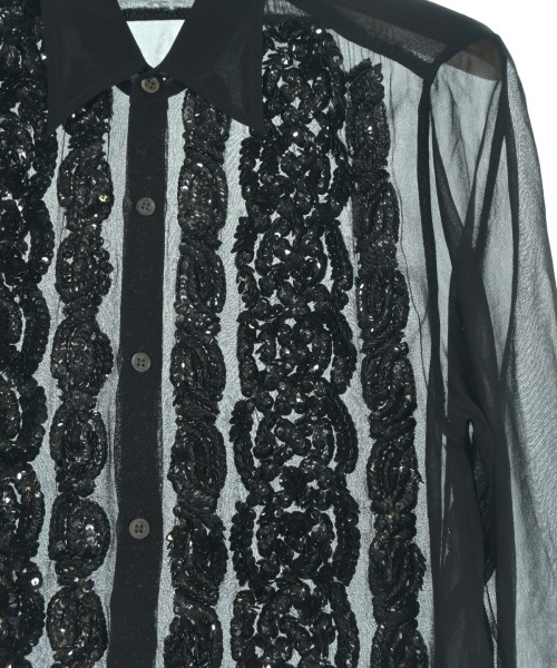 DRIES VAN NOTEN（ドリスヴァンノッテン）カジュアルシャツ 黒 サイズ:48(L位) メンズ/2200628353238