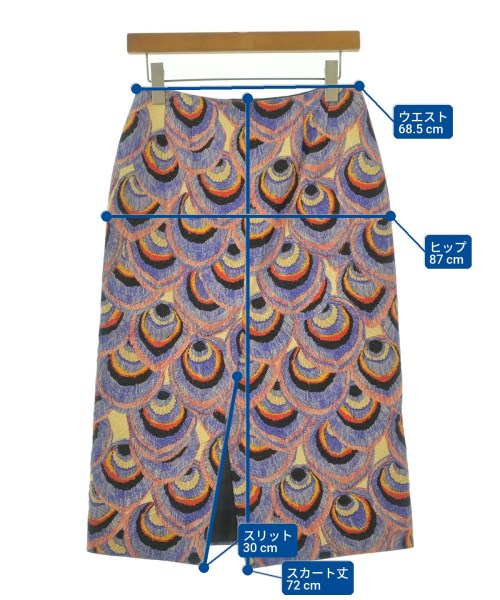 DRIES VAN NOTEN（ドリスヴァンノッテン）ロング・マキシ丈スカート その他（柄物・カラフル） サイズ:34(XS位) レディース/2200628786036