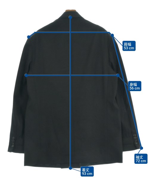 DRIES VAN NOTEN（ドリスヴァンノッテン）テーラードジャケット 黒 サイズ:L メンズ/2200629482012