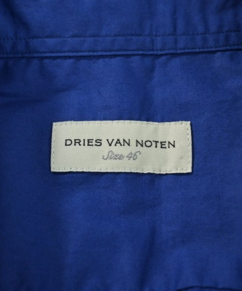 DRIES VAN NOTEN（ドリスヴァンノッテン）カジュアルシャツ 青 サイズ:46(M位) メンズ/2200629669024