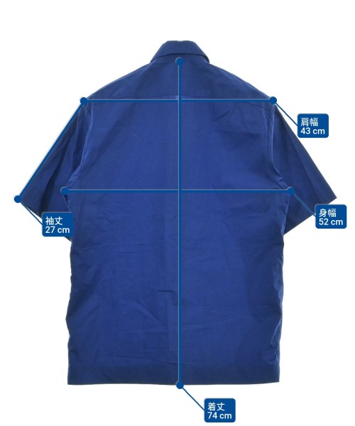 DRIES VAN NOTEN（ドリスヴァンノッテン）カジュアルシャツ 青 サイズ:46(M位) メンズ/2200629669024