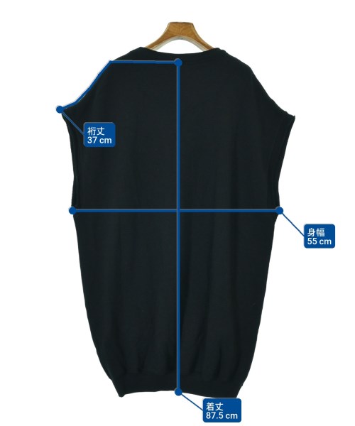 DRIES VAN NOTEN（ドリスヴァンノッテン）ノースリーブ 黒 サイズ:M レディース/2200630985076