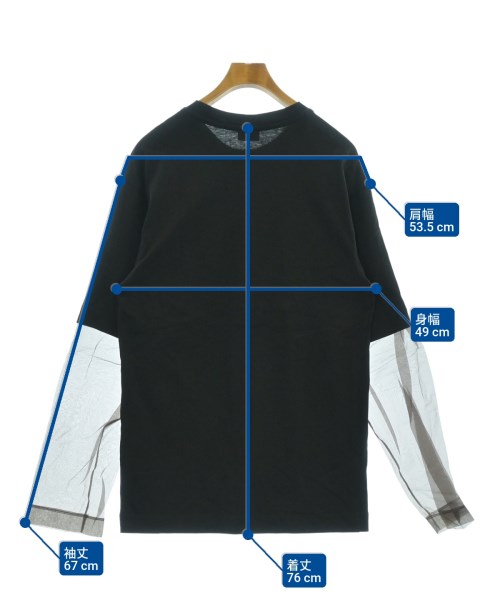 DRIES VAN NOTEN（ドリスヴァンノッテン）Tシャツ・カットソー 黒 サイズ:M メンズ/2200631767138