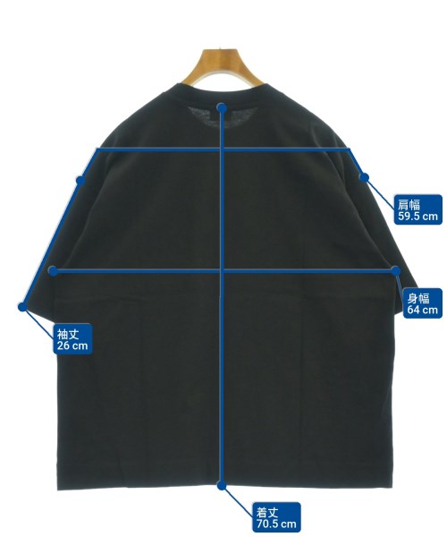 DRIES VAN NOTEN（ドリスヴァンノッテン）Tシャツ・カットソー 黒 サイズ:S メンズ/2200632164103